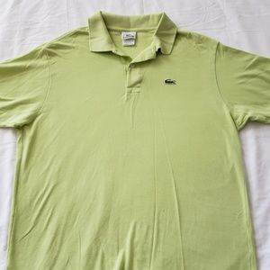 🎉 HOST PICK! 🎉 Men's Lacoste Lime Grn Polo Sz 6/Large